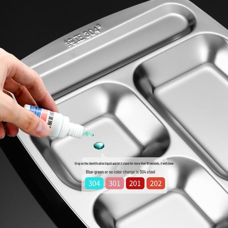 Shixun 304 Stainless Steel Four-Compartment Lunch Tray