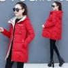 Winter Jacket Female Outwear Hooded Parka Long Coats Cotton Padded Ladies Winter Coat Snow Wear