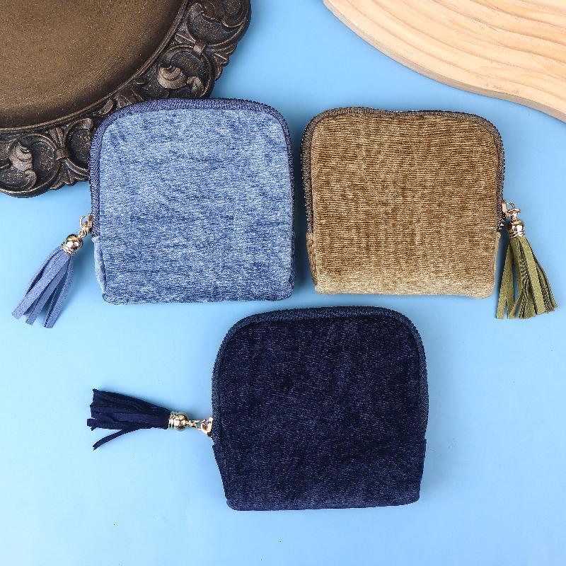 Squisita Borsa Porta Gioielli con Ciondolo a Nappa, Cerniera, Borsa Gioielli, Grande Capacità, da Viaggio, Custodia per Braccialetti