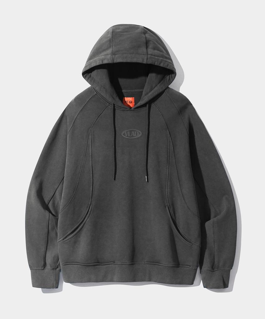 Vlad Pigment Slash Hoodie_Charcoal