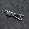 Men's Cubic Zirconia Tie Clip Steel Color Arrow Design Fashion Tiepin Accessory Gift Wedding Formal Business