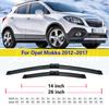 3pcs Front Rear Windshield Wiper Blades For Opel Mokka 2012 2013 2014 2015 2016 2017 Windscreen Window Accessories 26"+14"+10"