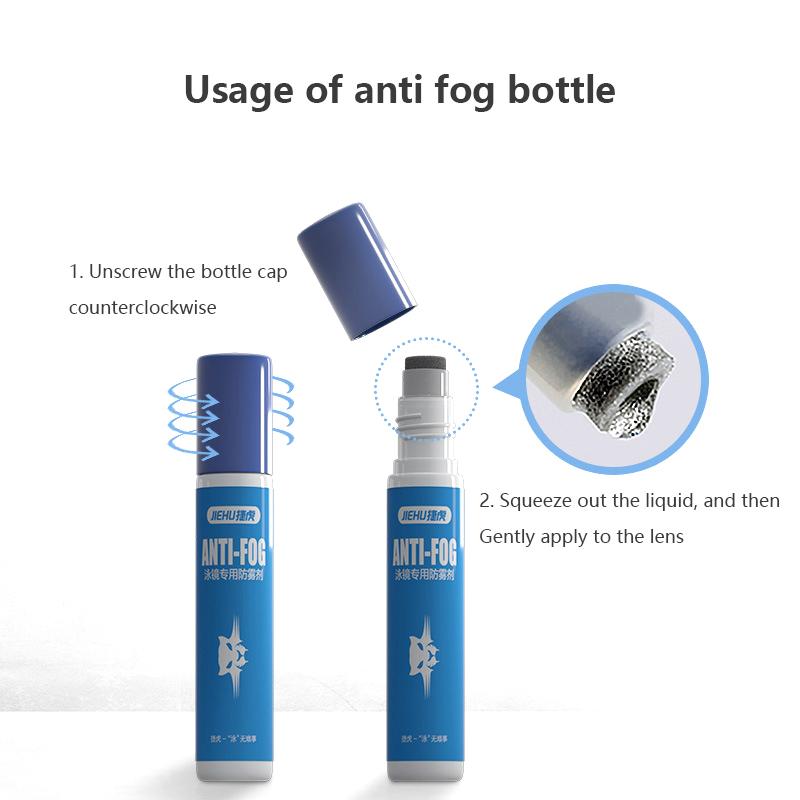 10 ml festes Antibeschlagmittel für Schwimmbrillen, Glaslinsen, Tauchreinigerlösung, Linsen, langfristiges Entnebeln, verhindert Beschlagen