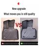 Hyundai SantaFe 2025 TPE Floor Mats & Carbon Fiber Texture Trunk Mat - Wear-Resistant