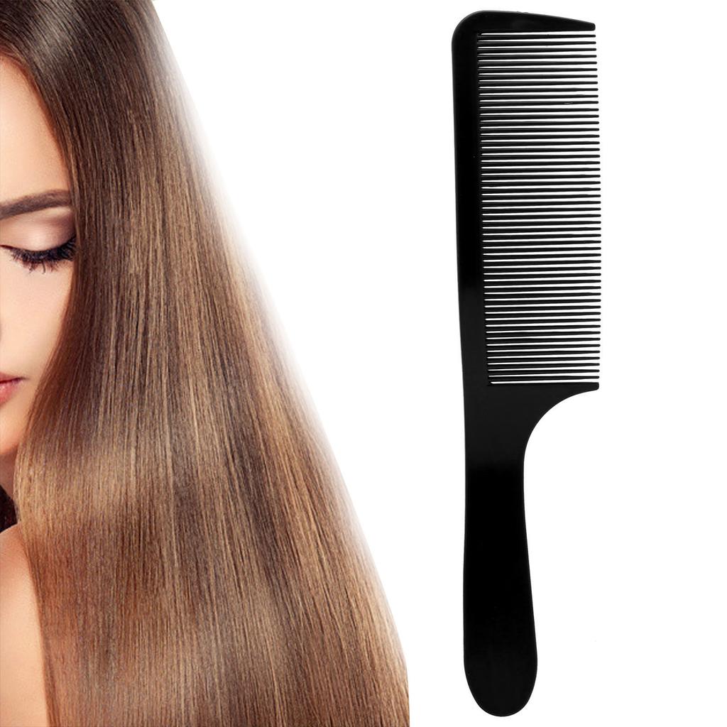 Comb Hair Plastic Curved Detangling Haircutting Combs Fine Teeth for Salon Household Barber