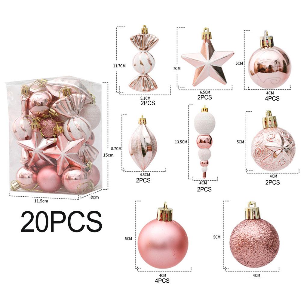 Christmas Ball Exquisite Looking High Quality Material Rose Gold
