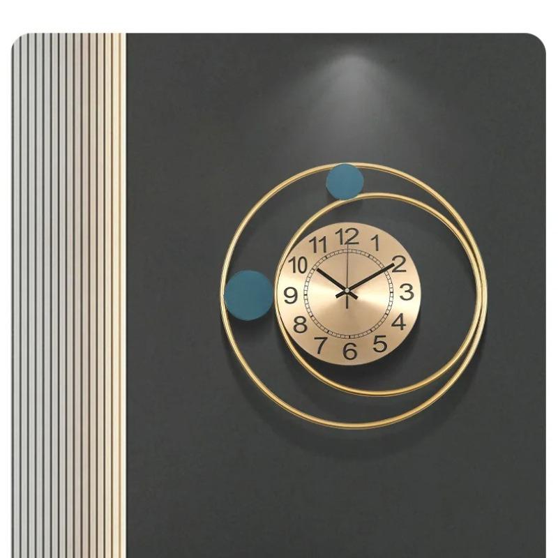 Silent Modern Minimalist European Style Wall Clock 42X42cm Fashion Wall Decor For Home Living Room Bedroom