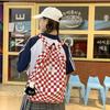 Chessboard Girls Pattern Boys Backpack Front Organizer Laptop Storage School Bag