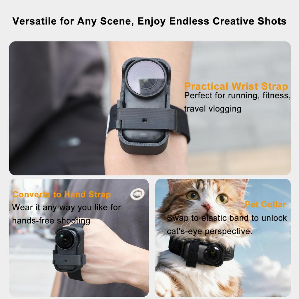 Hand Wrist Band Strap For DJI Osmo Nano Sports Camera Mount Adjustable Wristband For DJI Osmo Nano Camera Accessories