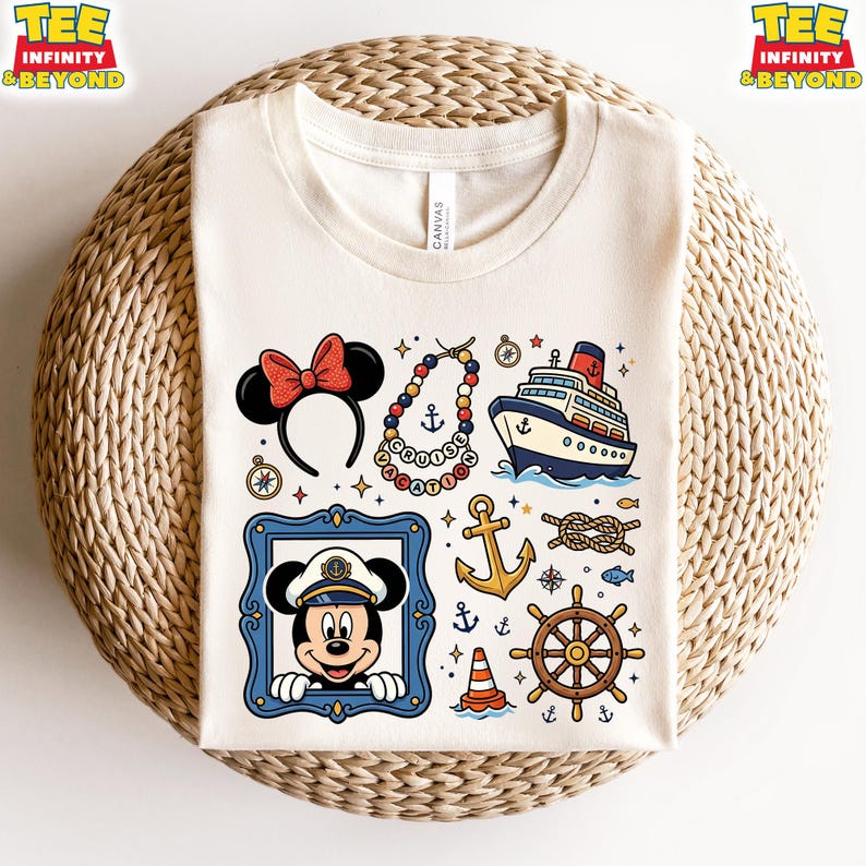 Disney Mickey Cruise Shirt, Family Cruise Trip Tee, Disney Summer Shirt For Kids, Disney Vacation 2026 Shirt, Coquette Bow Disney Cruise Tee 160