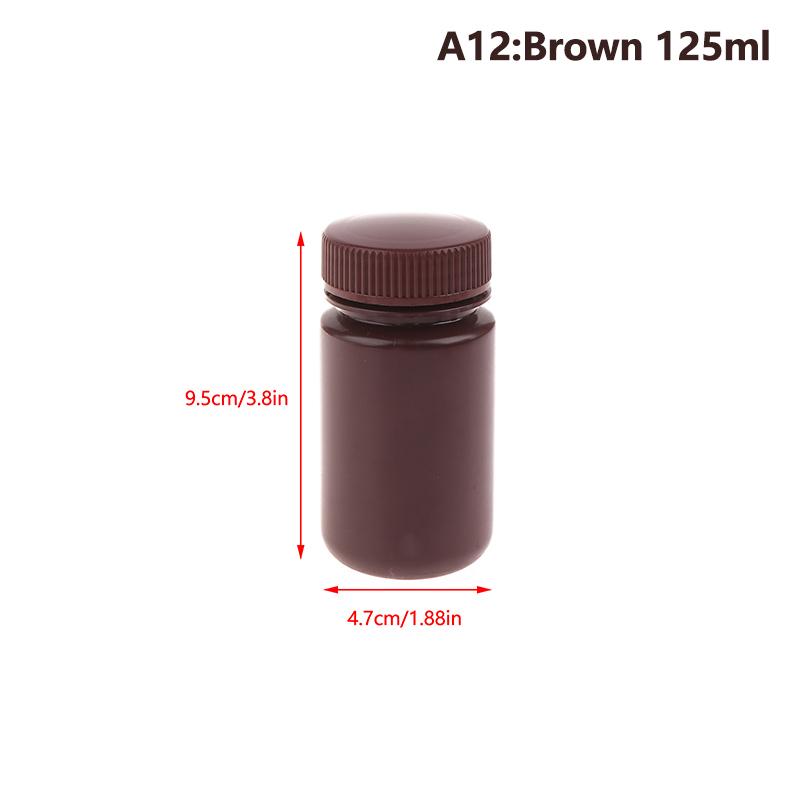 1Pcs Plastic Hdpe Empty Seal Bottles Pill Vials Tablet Capsule Solid Powder Portable Containers