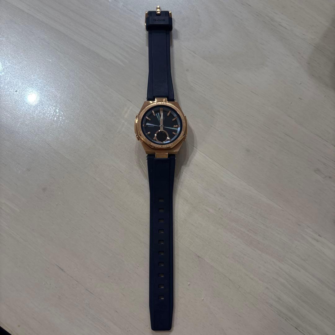G-MS Gold Navy Watch BABY-G