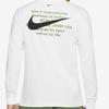 Nike Sportswear Swoosh LS Tee US Edition Round Neck Long Sleeves White Men's CK2259-100