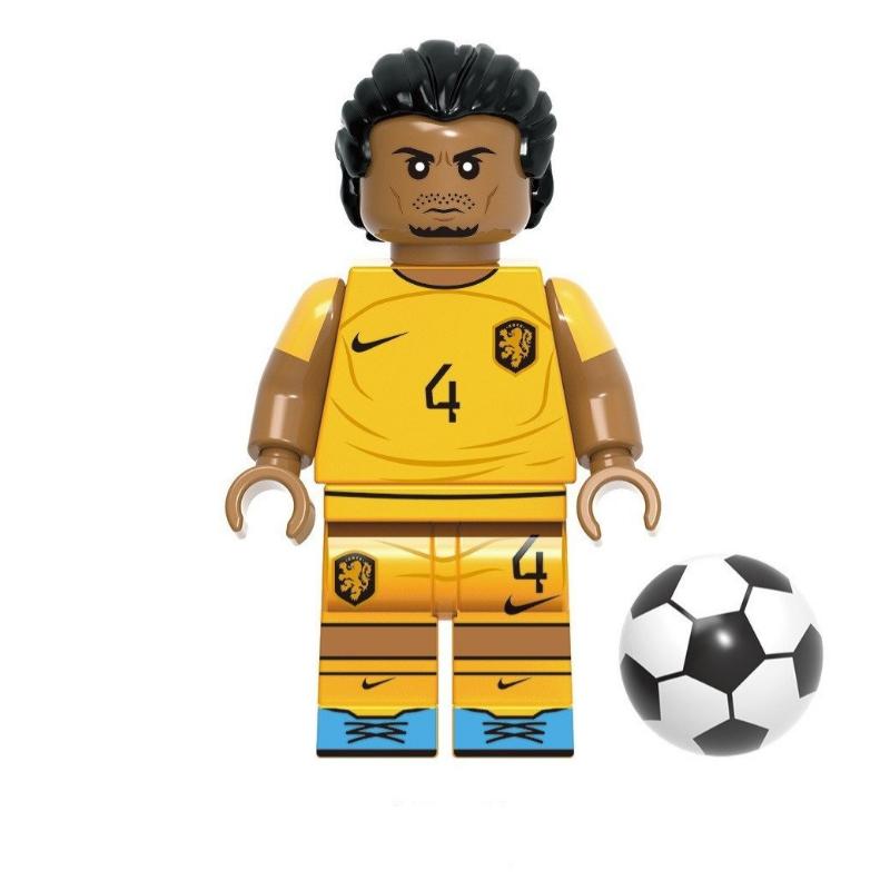 G0104 Blocuri de Construcție cu Vedete Mondiale ale Fotbalului Set cu MiniFigurine Jucători de Fotbal Asamblați Cărămizi Figurine de Acțiune Model Jucării Cadou de Ziua de Naștere