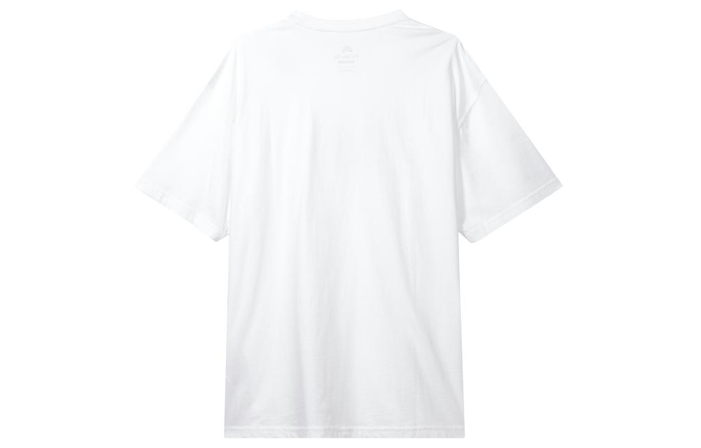 Nike T Shirts Men's White Crew Neck Moderate Straight Fit DQ1861-100