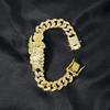 Hip Hop Hipster Diamond Bracelet Cuban Chain Full Diamond Chain Jewelry