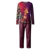 Family Matching Print Sets Pajamas Loungewear Outfits Family Matching Long Sleeve Tops+Pants Set