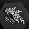 Glittering Hair Combs Clips Hair Fork Luxurious Messy Bun Maker with Glass Diamond for Banquet Wedding Gown Hair Clips