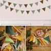 Pennant Banner Flags, Infant and Toddler Room Decoration Pennant, for Nursery Decor Baby Birthday Boho Wedding Shower Party Event (Coloured Banner)