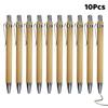 10 Stück Bambus Kugelschreiber Stylus Kontaktstift Büro- & Schulbedarf Stifte & Schreibwaren Geschenke - Schwarze Tinte