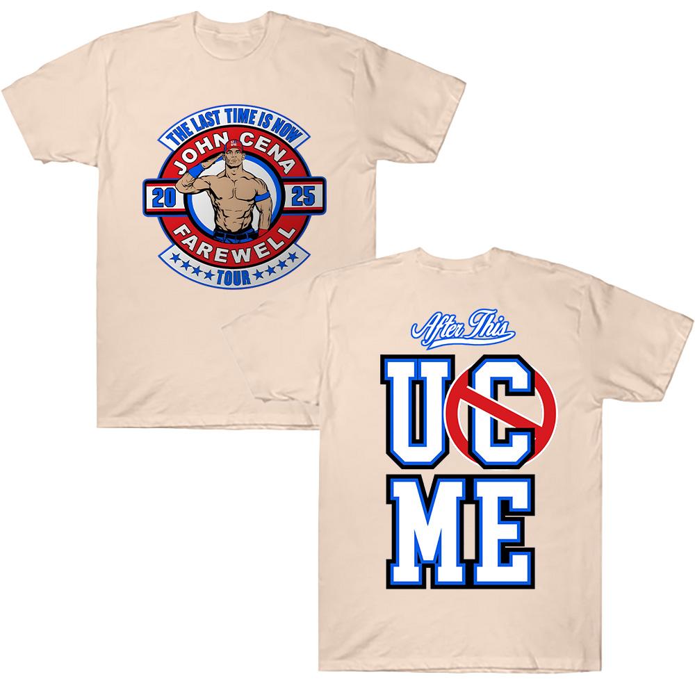 New John Cena Farewell Tour T Shirts Summer Cotton High Quality T-shirts Unisex T-shirt Fashion Sports Clothing Top