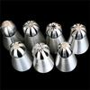 7pcs Russian Spherical Ball Stainless Steel Icing Piping Nozzle Pastry Tips Fondant Cupcake Baking T