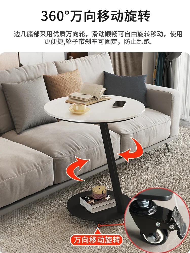 Marble Mini Coffee Tables Sofa Removable Designer Round Coffee Tables Sofa Side Interior Mesas Furniture