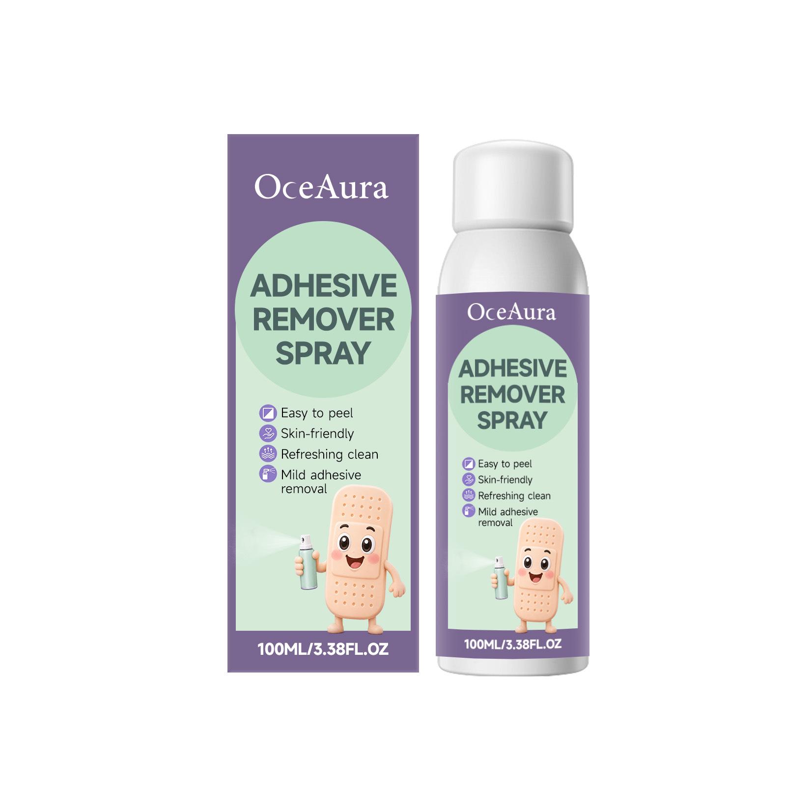 OCEAURA Spray: Gently Removes Adhesive Bandages and Cleans Skin Residue