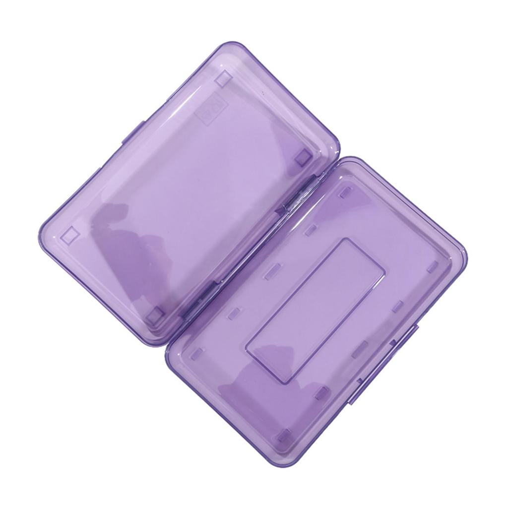 1pc Large Capacity Transparent Pencil Storage Stationery Box Sketching Pencil Case Suitable for Storing Oil Painting Sticks Crayons Watercolor Pens