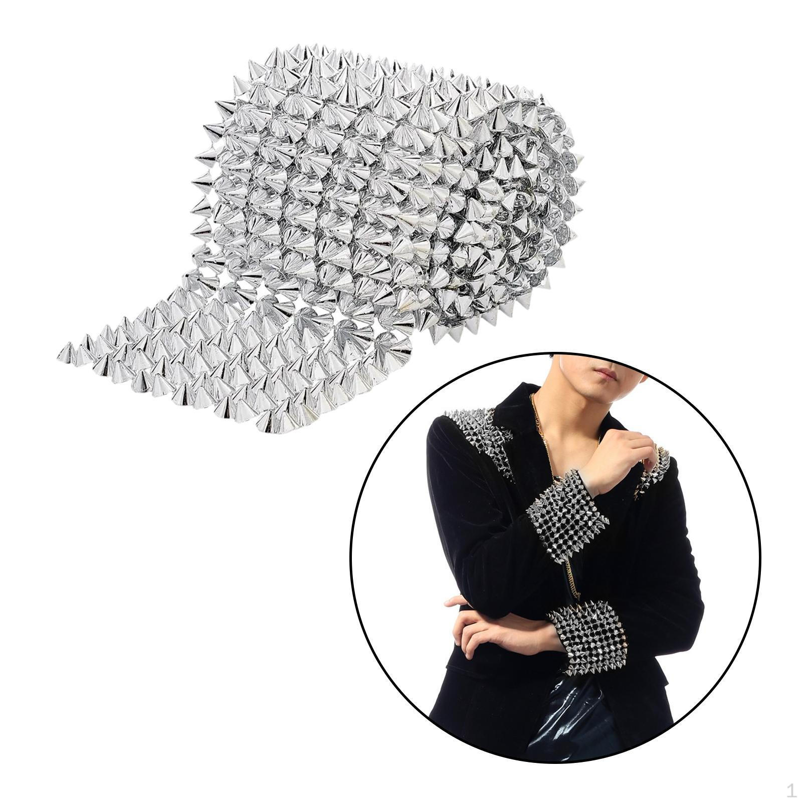 

Studs for DIY Craft Projects with Flatback Rivets Jackets And Parties срібний