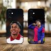 Custodia per Telefono Calcio Lamine Yamal Silicone Nero Morbido Per Samsung Galaxy A73,A72,A71,A70,A53,A52,A51