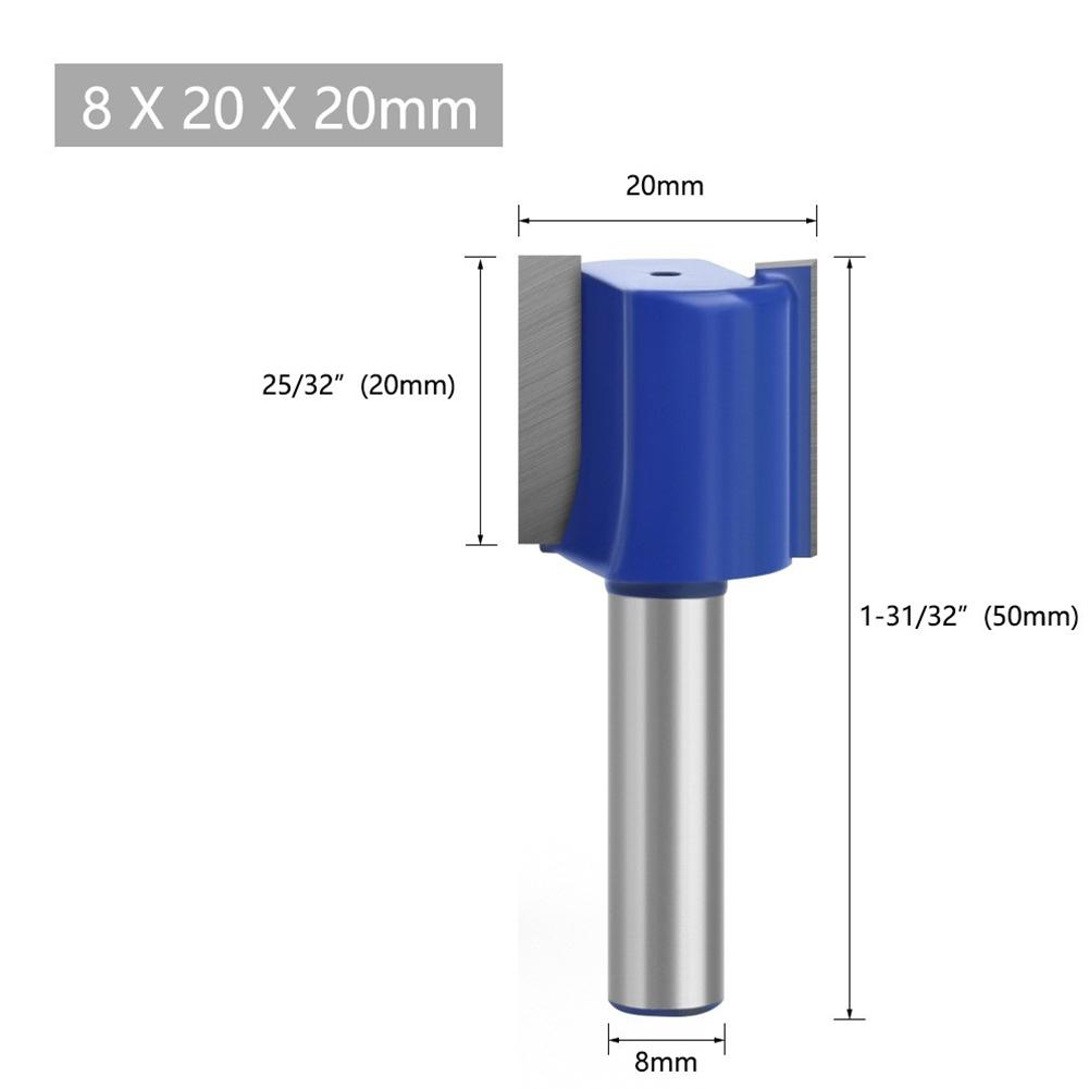 Router Bit Router Bit 8mm Cutter Double Flute For Woodwork Tool Milling Cutter