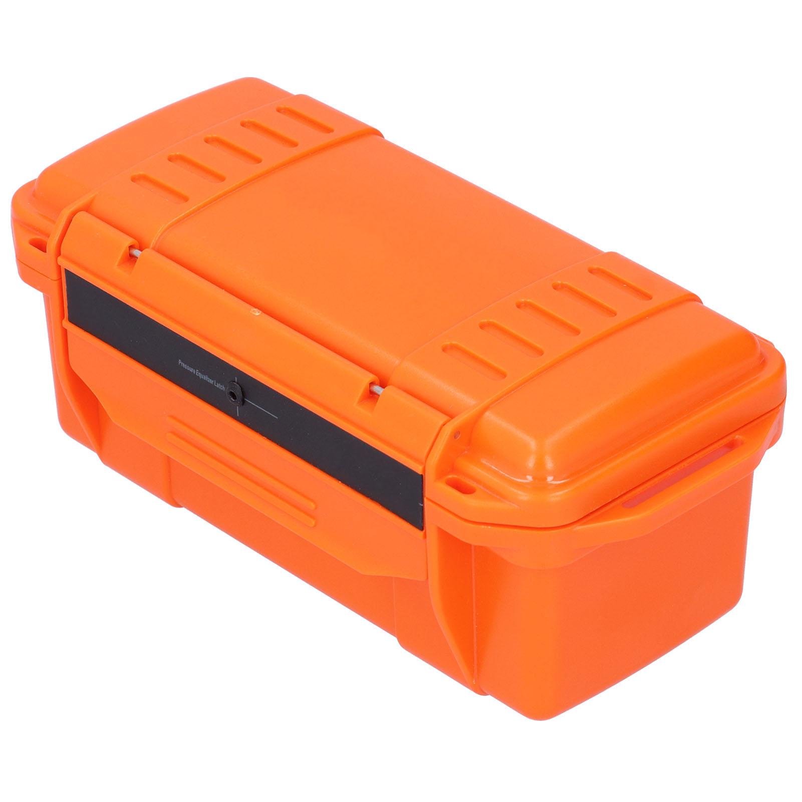 

Outdoor Waterproof Tool Storage Case Shockproof Gear Carrying Box Container Orange