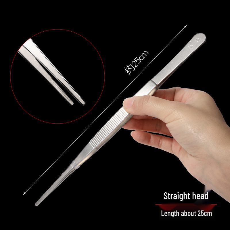 Non-slip Stainless Steel Tweezers for Gardening, Aquariums, and Succulents