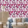 Pink Butterflies Wallpaper for Living Room and Bedroom 50x1000