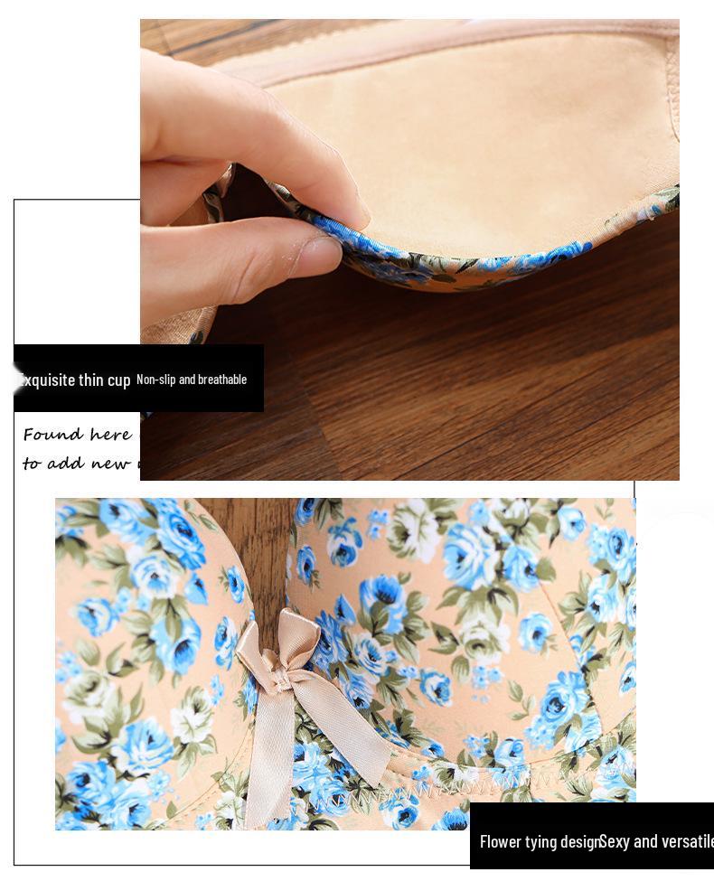 Wireless Large Size Fashion Adjustable Underwire Bra for Women
