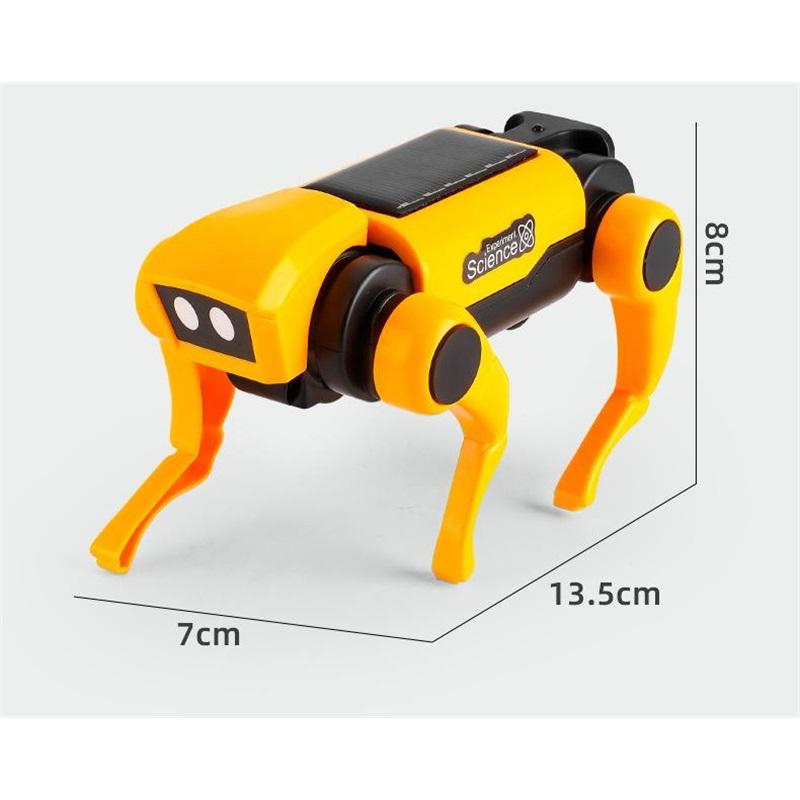 Solar Robot Dog Cat Science Experiment Diy Building Powered Learning Tool Education Robots Technological Gadgets Kit for Kid