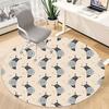 1pc Snail Shell Office Round Area Rug, Indoor Mat Suitable For Office, Under Office Chairs Bedroom Living Room Home Decor, Room Deco