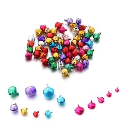 20-150Pcs Jingle Bells Aluminum Loose Beads Christmas Jingle Bell Crafts For DIY Christmas Tree Festival Party Decoration Access