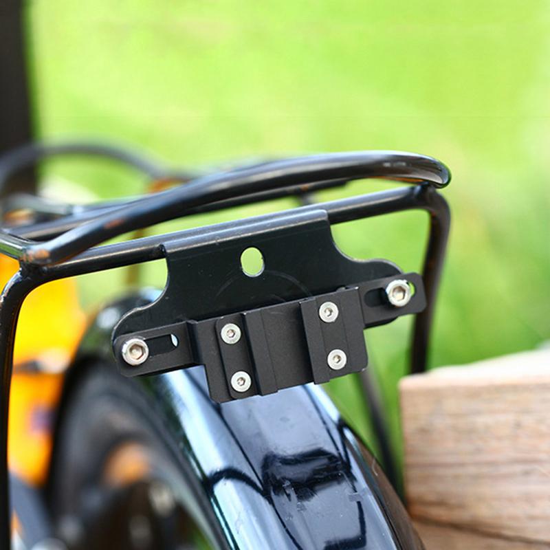 Cycling Tail Light Mounting Bracket Adjustable Width Back Light Bracket Aluminum Alloy Mount Bracket Rear Light Holder