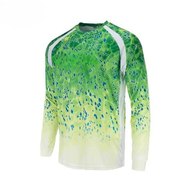 Men's and women's long-sleeve breathable sun-protection fishing suits, Taiwan and sea fishing boats, fishing sun-protective clothing