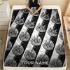 Custom Name Newcastle United Flannel Blanket, High Quality Comfortable for All Seasons, Home Decor, Warmth and Comfort