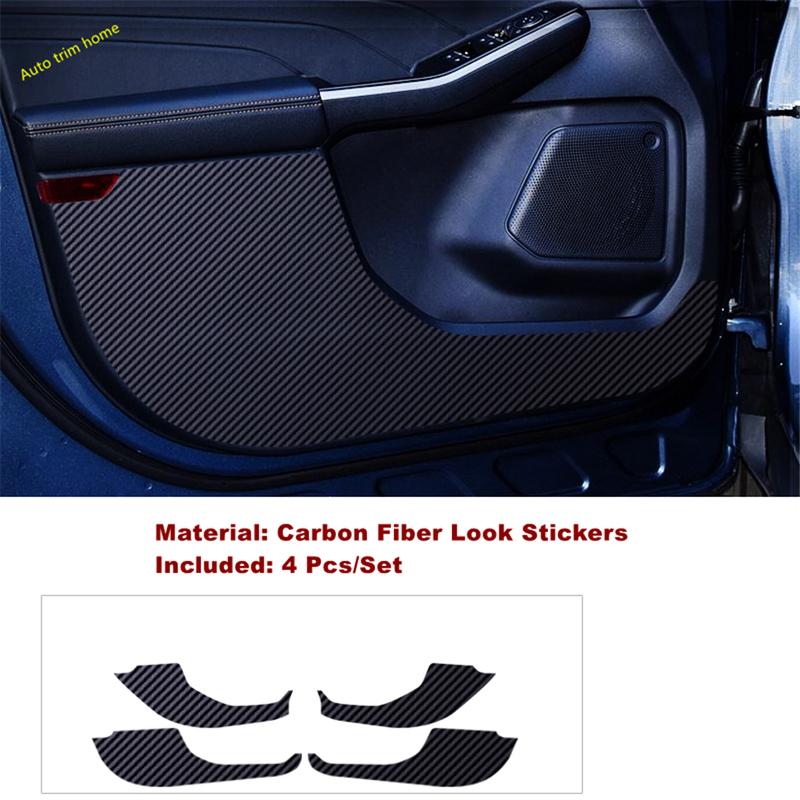 Inner Door Waterproof Anti-dirty Protector Pad Scratchproof Film Carbon Fiber Stickers Cover For Ford Escape / Kuga - 2025