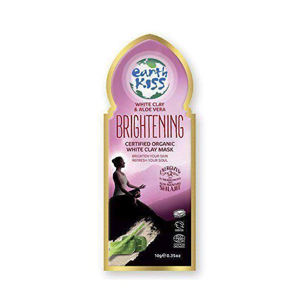 

Earth Kiss Brightening сертифицированная органическая маска с белой глиной 10 мл