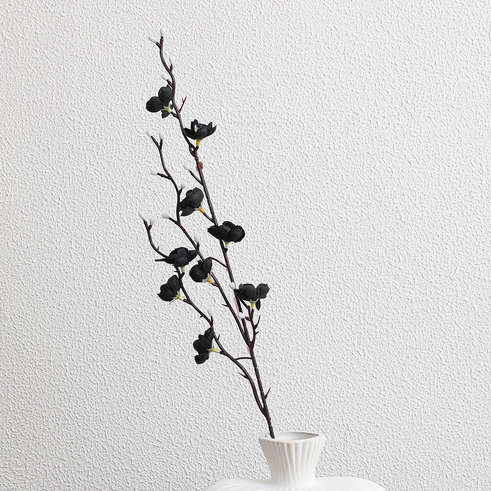 55CM White Plum Blossom Artificial Flower - Chinese Style Home Decor Ornament