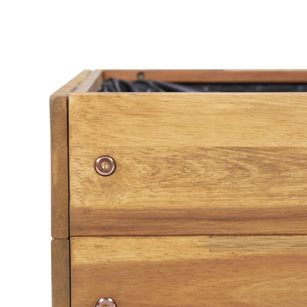 Elevated Planter Box 50 X 40 X 45 Cm Solid Acacia Wood