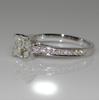 Four-Claw Princess Cut Zircon Ring: Elegant Simple Bridal Fashion