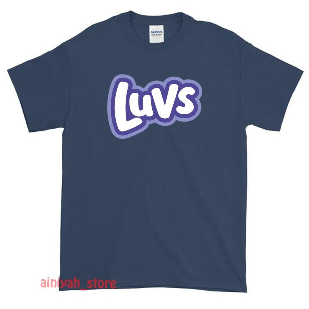 New Luvs baby diapers parenting Logo Men s Funny T shirt USA Size S-XXL L