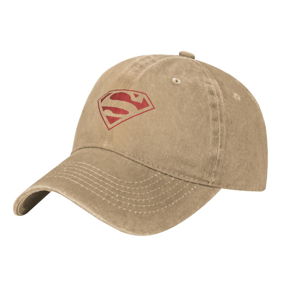 SuperUnisexs Logo Unisex Baseball Cap Distressed Denim Washed Hats Cap Retro Outdoor Activities Adjustable Headwear