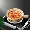 Piastra di Trasferimento Calore per Fornelli Elettrici Pad Magnetico in Rame per Compatibilità Pentole da Cucina
